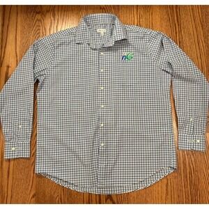 Peter Millar Plaid Man's Shirt Long sleeves size XL with Logo HG